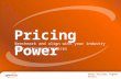 Pricing power assessment