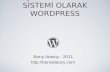 CMS olarak Wordpress