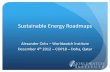 Sustainable Energy Roadmaps