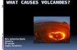 What causes volcanoes