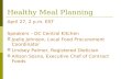 Healthy Meal Planning