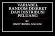 Variabel random diskret dan distribusi peluang