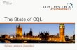 C* Summit EU 2013: The State of CQL