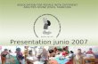 ASSOCIATION FOR PEOPLE WITH DIFFERENT ABILITIES DIVINE JESUS, MANCORA - Presentation junio 2007