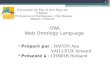 Web ontologie language (par RAFEH Aya et VAILLEUX Arnaud)