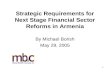 Strategic Requirements for Next Stage Financial Sector Reform ...