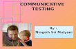 Communicative  Testing