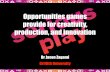 Opportunities games provide for creativity, production, and innovation