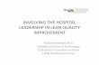 Involving The Hospital Leadership In Lean Quality Improvement