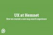 UX at Hemnet - How we created a new map search experiencce, Antrop UX All stars 2014-05-15