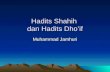Hadits shahih & dhoif