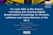 ‘If a tree falls in the forest’: recording and sharing digital preservation knowledge on formats, software and dependencies at the NLA