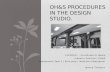 OH&S procedures in the design studio