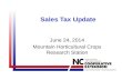 North Carolina Sales tax update