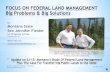 Montana Federal Land Study & TPL Overview by Jennifer Fielder