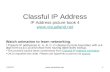 Classful ip address (ip address picture book 4 from visual land animations)