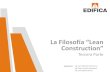 Presentacion pucp   lean construction parte iii - taller produccion - edifica