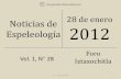 Noticias de espeleología 20120128
