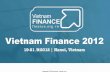 Vietnam Finance 2012 -  Event overview