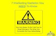 7 Statistics You Must Know About Marketing