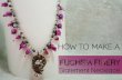 How to make a Fuchsia Finery Statement Necklace?