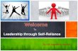 Leadership through self-reliance