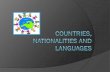 Countries, nationalities and languages