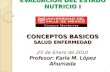 Taller de evaluacion edo nutricio ASPECTOS BÁSICOS DE SALUD 260110