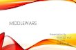Middleware and Middleware in distributed application