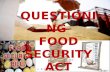Questioning Food security bill.