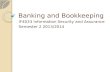 Computer Security in Banking and bookkeeping