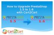 How to Upgrade PrestaShop 1.5 to 1.6