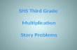 Multiplication story problems
