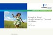 PerkinElmer: Practical Food Applications by Thermal Analysis