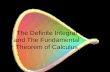 6.5 & 6.6 & 6.9 the definite integral and the fundemental theorem of calculus copy