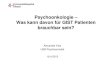 Psychoonkologie: Was kann davon für GIST-Patienten brauchbar sein?