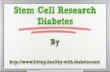 Stem Cell Research Diabetes