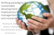 Shifting paradigms for sustainable development