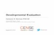 Developmental Evaluation for Social Innovation