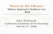 Piracy in the Library: When Internet Natives Go Bad