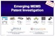 Emerging MEMSPatent Investigation 2014 Report by Yole Developpement
