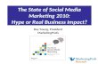 The State of Social Media Marketing 2010: Hype or Real Business Impact?