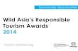Sponsorship Opportunities: Wild Asia Responsible Tourism Awards 2014