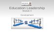 Education Leadership-Development