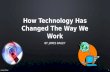 How technology has changed the way we work