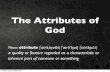 Gods attributes sufficiency