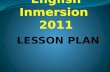 English inmersion 2011
