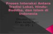 Proses interaksi antara tradisi lokal, hindu-buddha dan islam di indonesia
