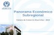 Panorama económico Subregional