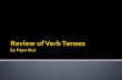 Review of verb tenses